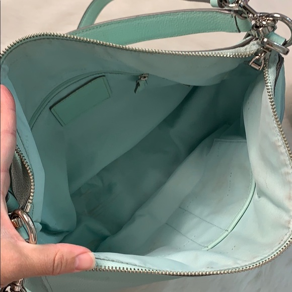 Coach Bags Coach Turnlock Hobo Bag In Pebbled Seaglass Green Poshmark